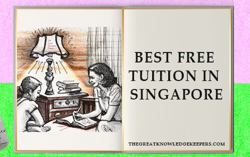Free Tuition for low income families free tuition volunteer Singapore